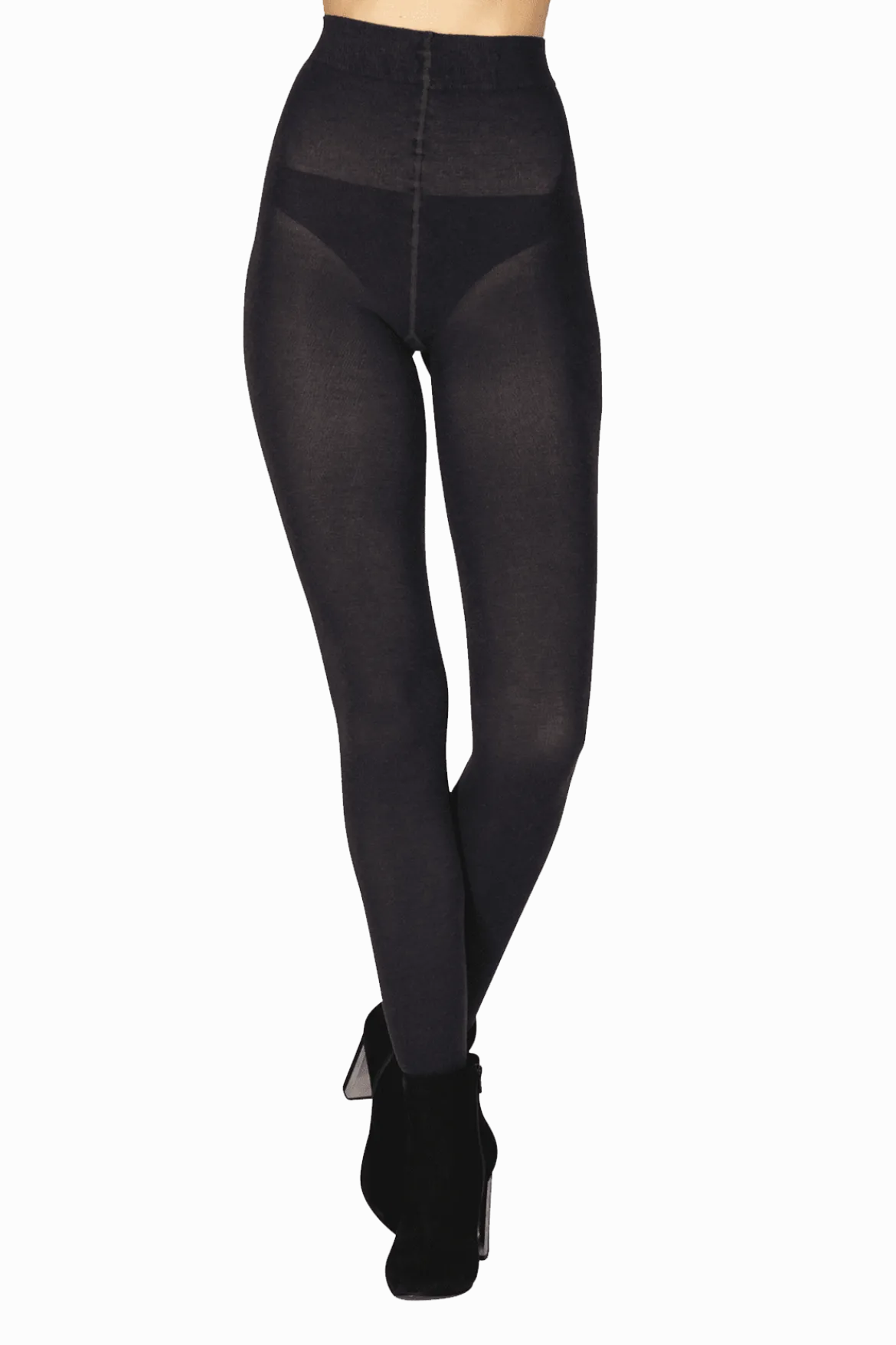 Collant opaque 220D Douceur Cachemire Allure d'Hiver - Bleu nuit