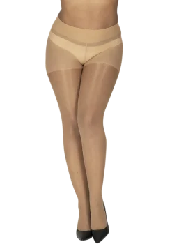 Collant Transparent 20D sur-mesure Morphologie - Beige lumineux