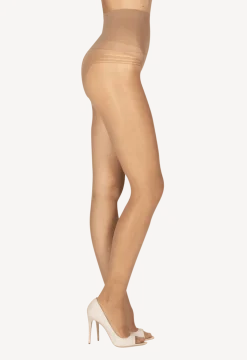 Collant Transparent Voile 15D Ventre Plat Hâle Naturel - Blush