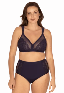 Culotte en dentelle Well Allure L'Original - Bleu nuit
