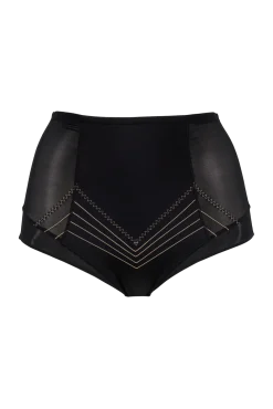 Culotte Haute Body Galbe Elégance - Noir dune