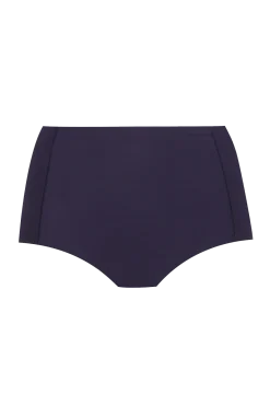 Culotte Haute Microfibre Invisi Galbe - Bleu nuit