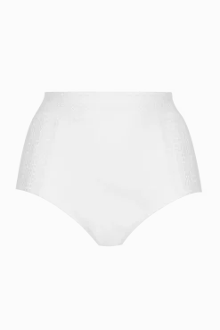 Culotte taille haute Arty Graphik - Blanc
