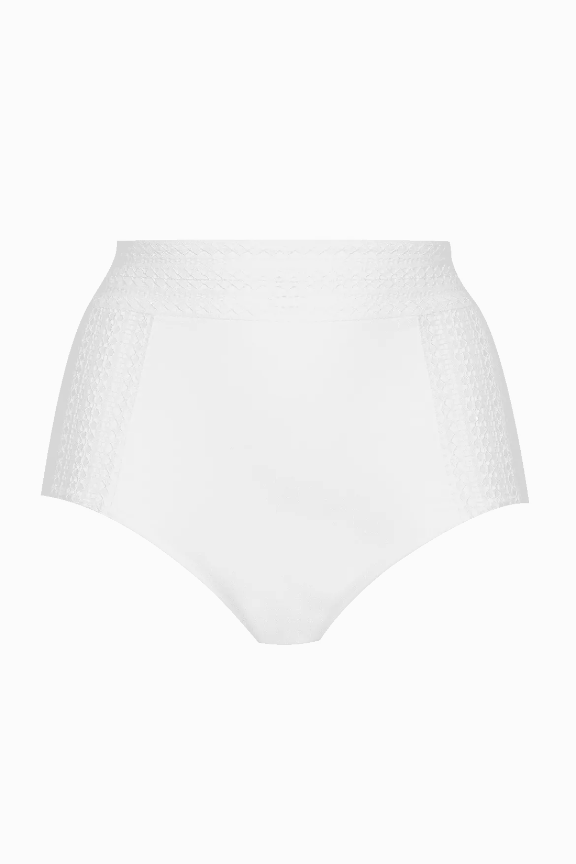 Culotte taille haute Arty Graphik - Blanc