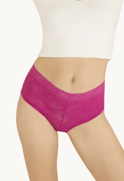 Duo Pop Lot de 2 Shortys - Fuchsia / blanc
