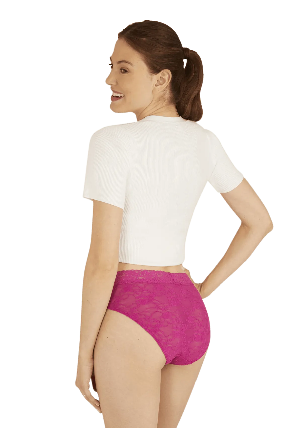 Duo Pop Lot de 2 Slips - Fuchsia / blanc