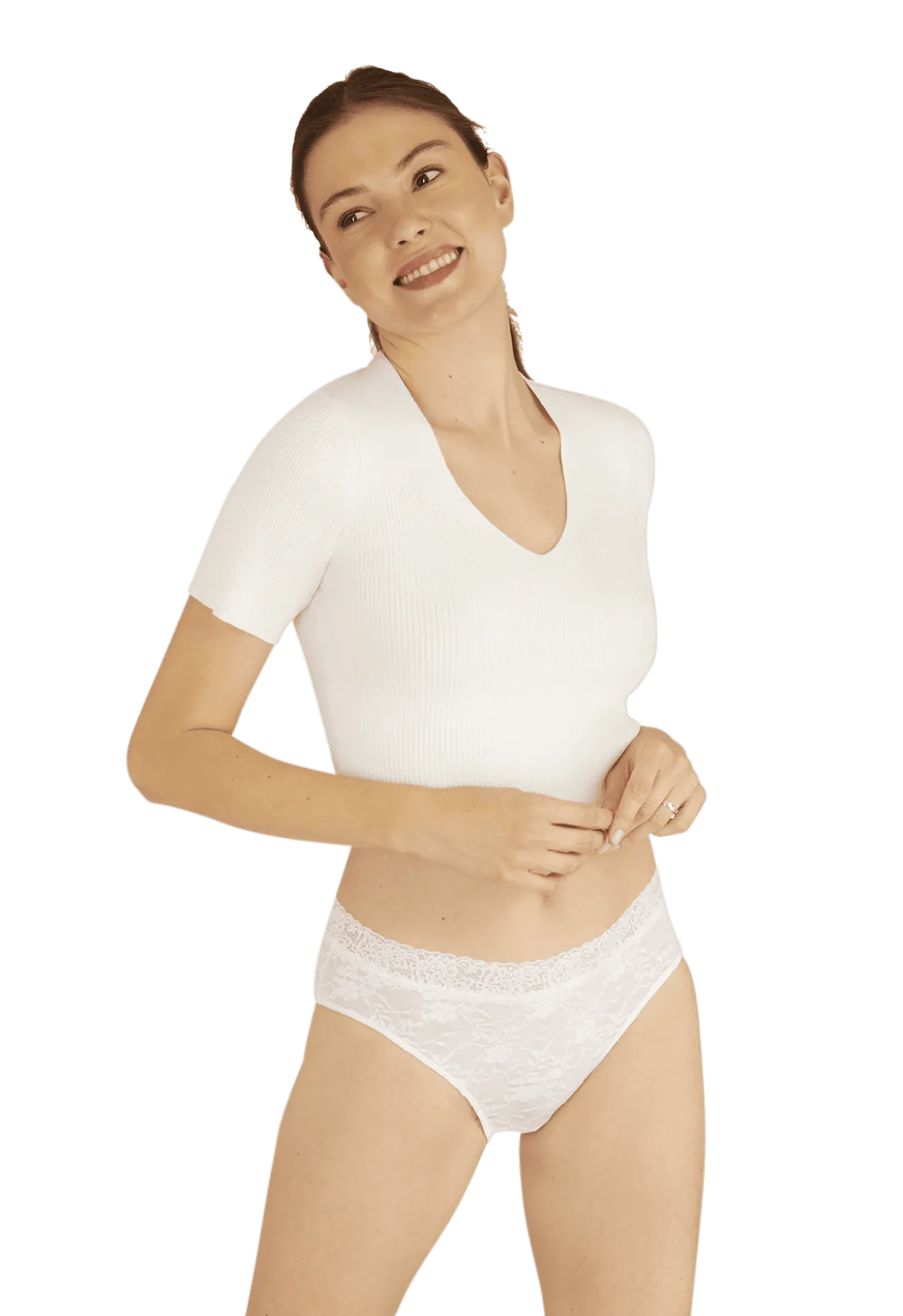 Duo Pop Lot de 2 Slips - Vert éclatant / blanc