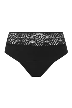 Flux Abondant - Culotte Menstruelle en coton Intimement WELL - Noir