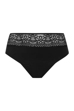 Flux modéré - Culotte Menstruelle en coton Intimement WELL - Noir