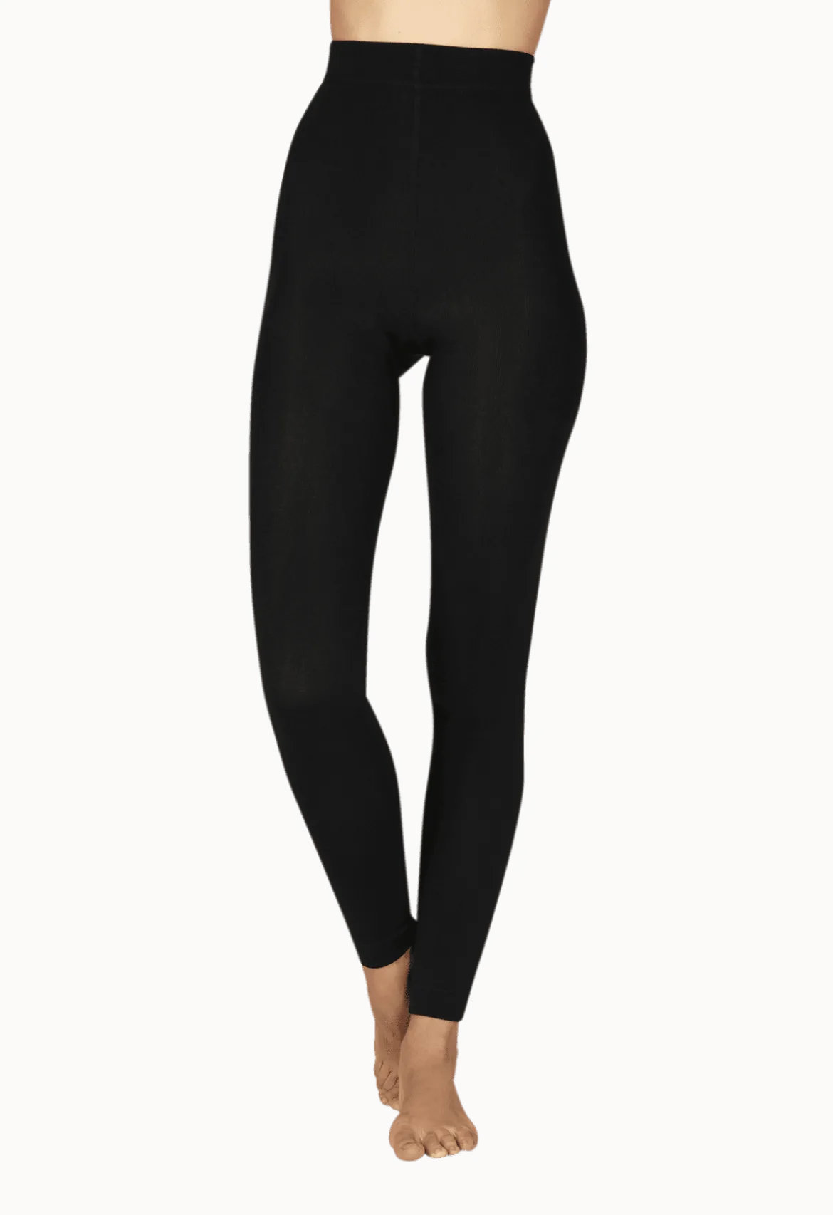 Legging ultra-opaque 100D Sensation Polaire - Noir ébène