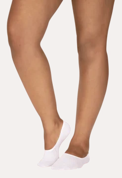 Lot de 2 paires de Protège-Pieds Spécial Baskets - Blanc