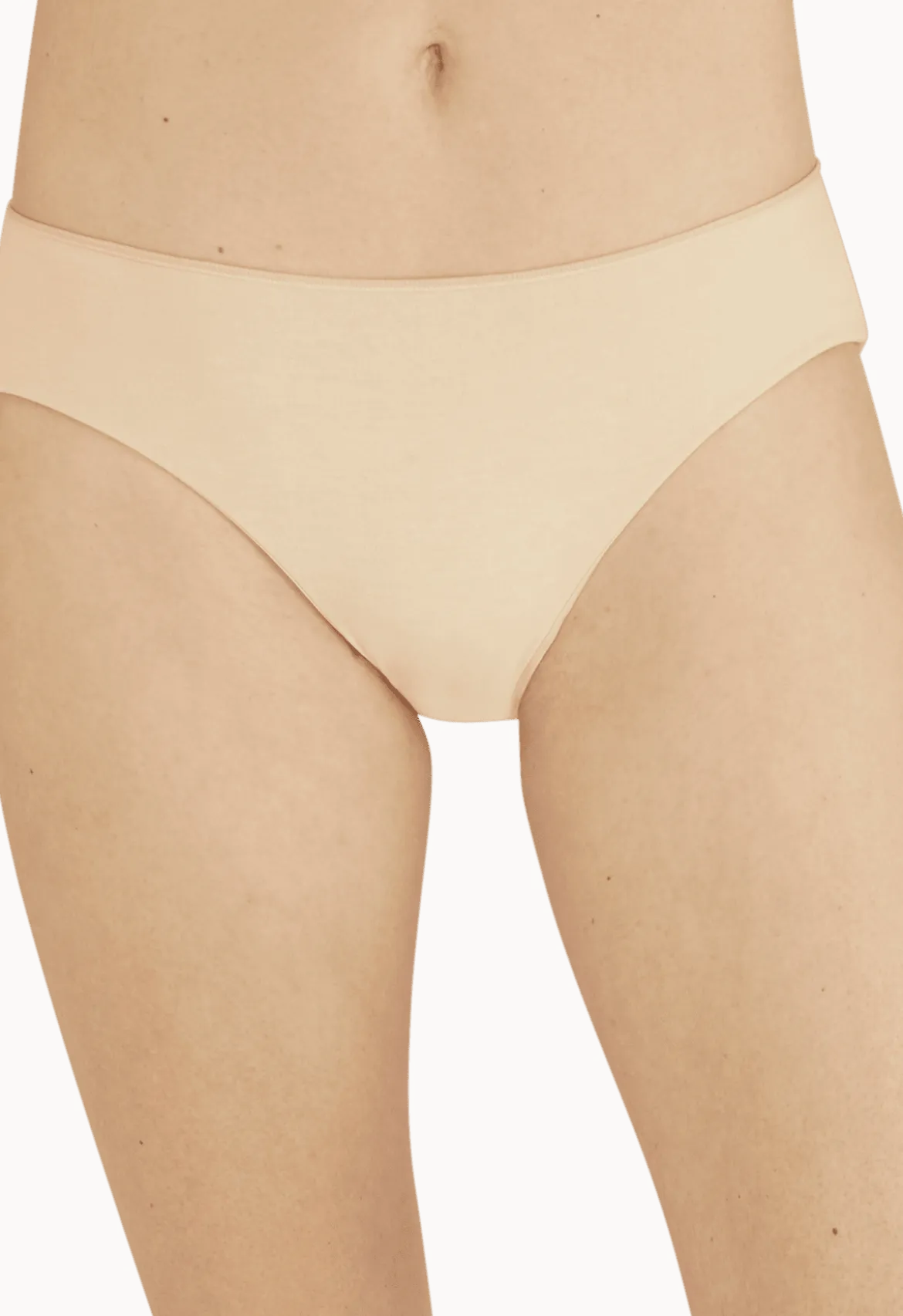 Lot de 3 slips en coton bio Intimement Bio - Graphique / noir / nude