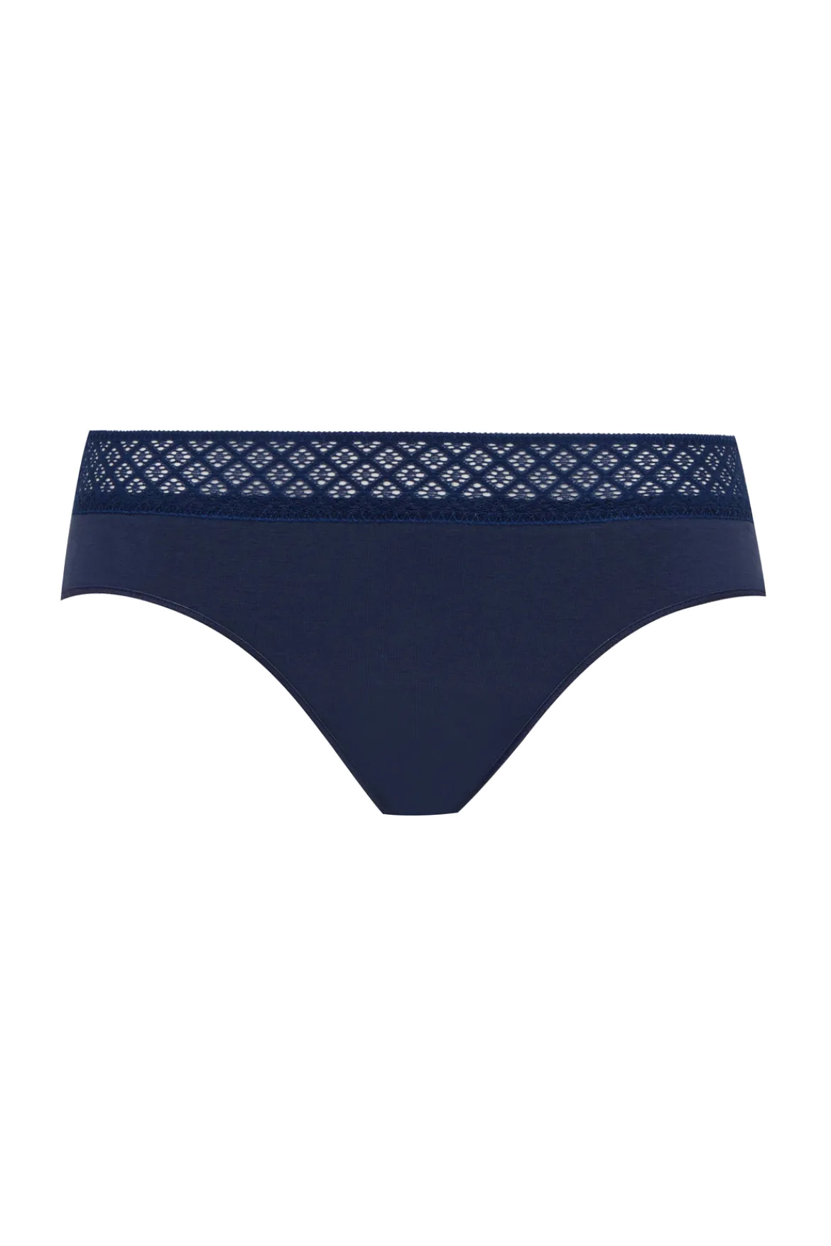 Lot de 3 Slips - Trio Dentelle Coton - Nuit étoilée / rose bonbon / blanc