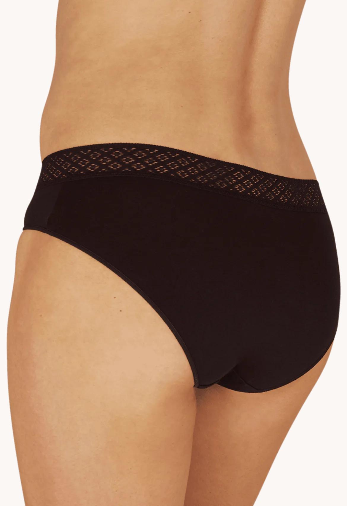 Lot de 3 Slips - Trio Douceur Graphique - Nude / noir / blanc