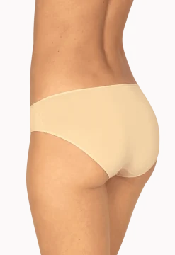 Lot de 3 Slips - Trio fantaisie micro - Nude / noir / imprimé