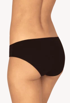Lot de 3 Slips - Trio Imprimé Floral - Noir / imprimé nacre