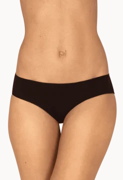 Lot de 3 Slips - Trio Imprimé Floral - Noir / imprimé nacre