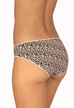 Lot de 3 Slips - Trio Imprimé invisible - Noir / imprimé nude / nude