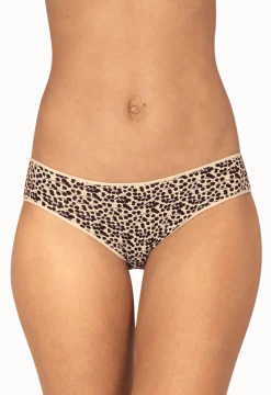 Lot de 3 Slips - Trio Imprimé invisible - Noir / imprimé nude / nude