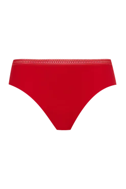 Lot de 3 Slips - Trio Invisible Modal - Rouge ardent / poudre / noir