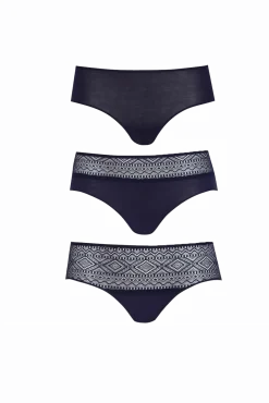 Lot de 3 Slips - Trio Modal - Bleu nuit