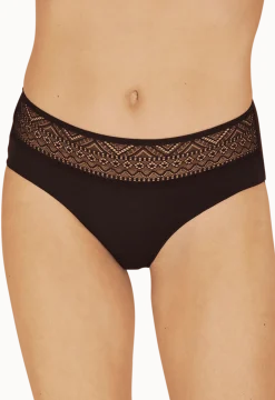 Lot de 3 Slips - Trio Modal - Noir / nude / blanc