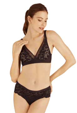 Slip brésilien Dentelle Prodigieuse - Noir
