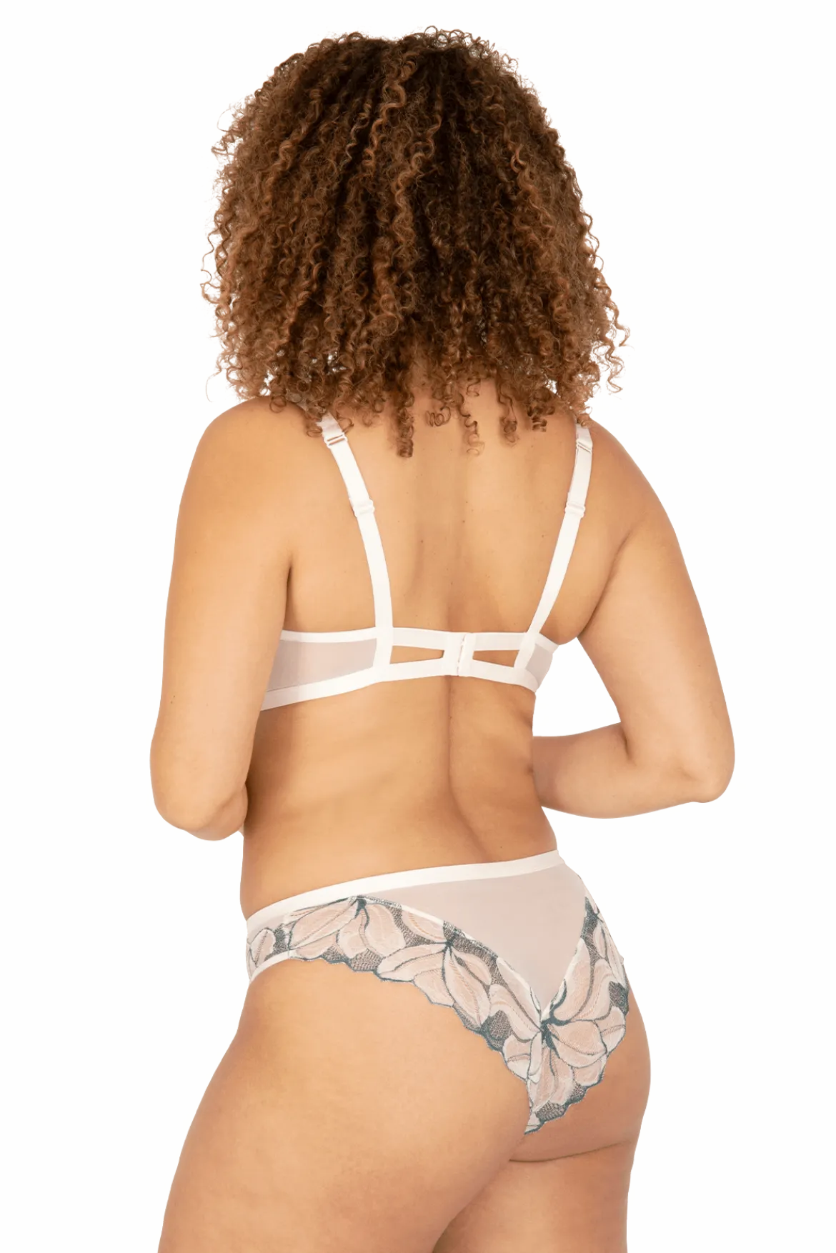 Slip Brésilien Nymphéas - Soie