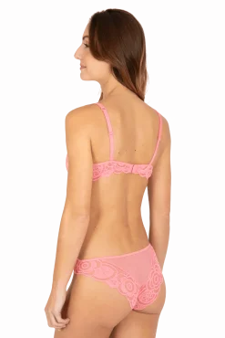 Slip Brésilien Soleil d'été - Rose bonbon