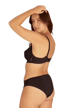 Slip Dentelle Audacieuse - Noir