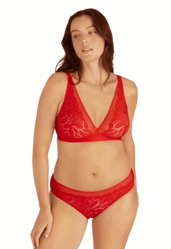 Slip Dentelle Prodigieuse - Rouge lumineux