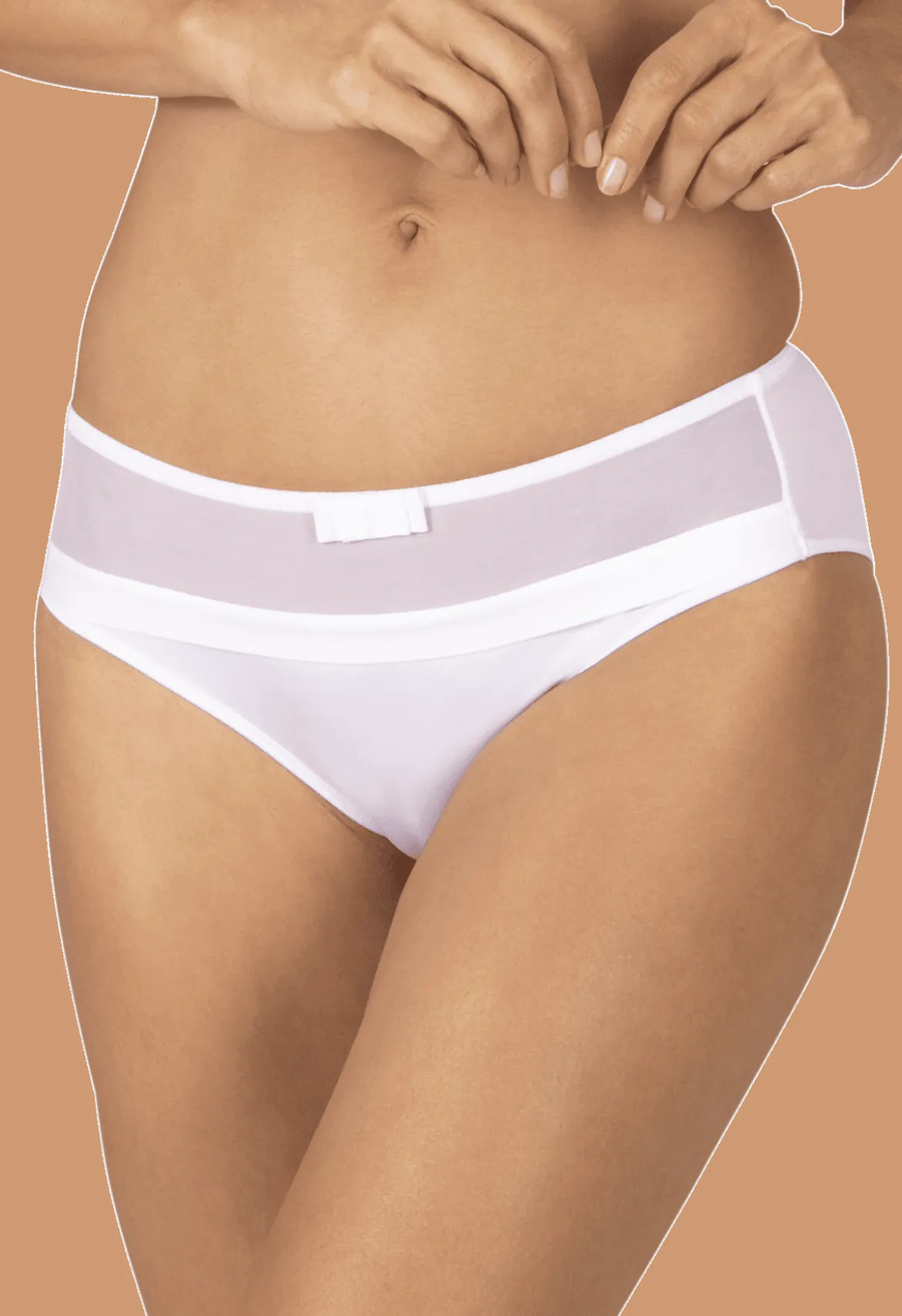 Slip Tulle Design - Blanc