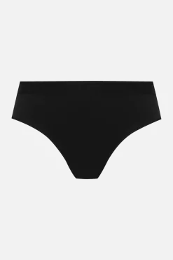 Slip Tulle Design Coton - Noir