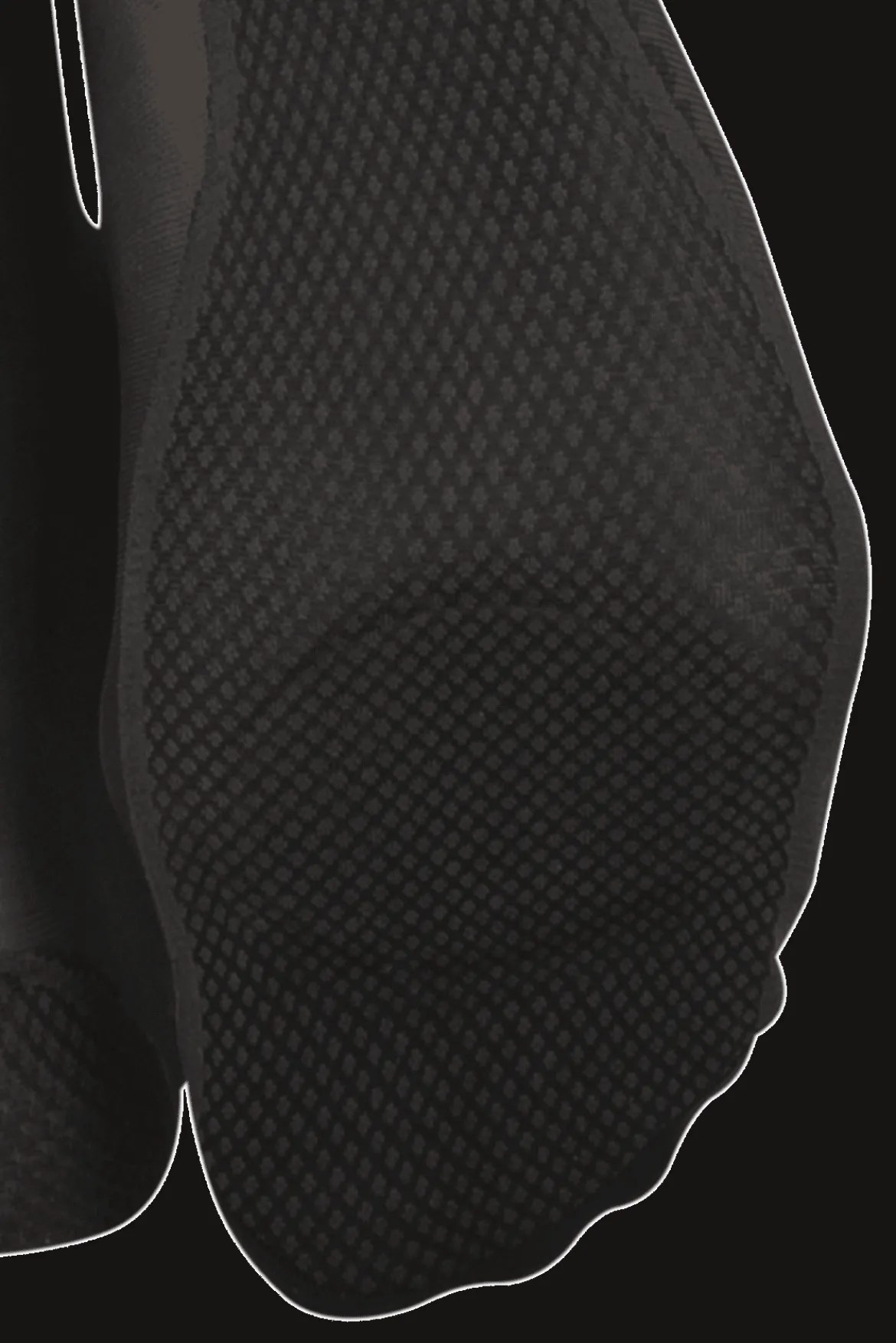 Socquettes Transparentes Bien-Etre des Pieds 19D Well Infini Confort - Noir