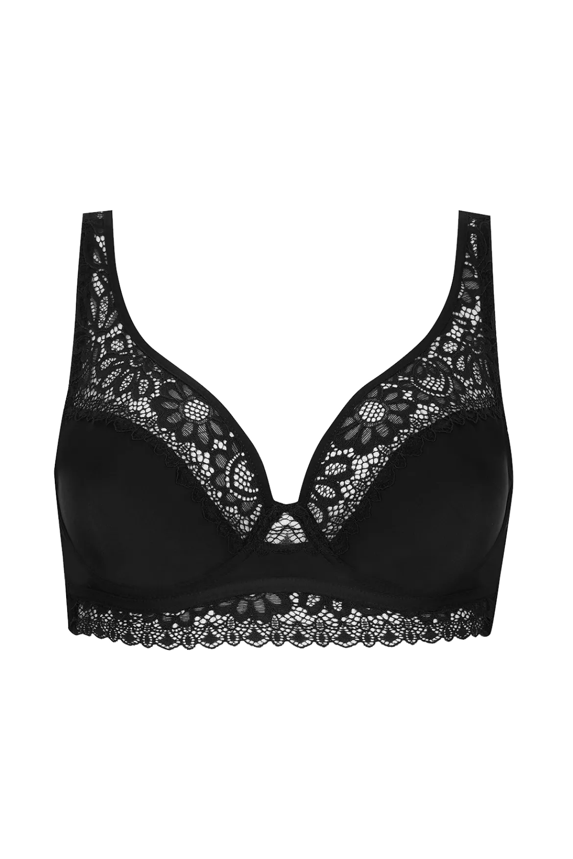 Soutien-gorge à armatures dentelle Well Allure L'Elégante - Noir