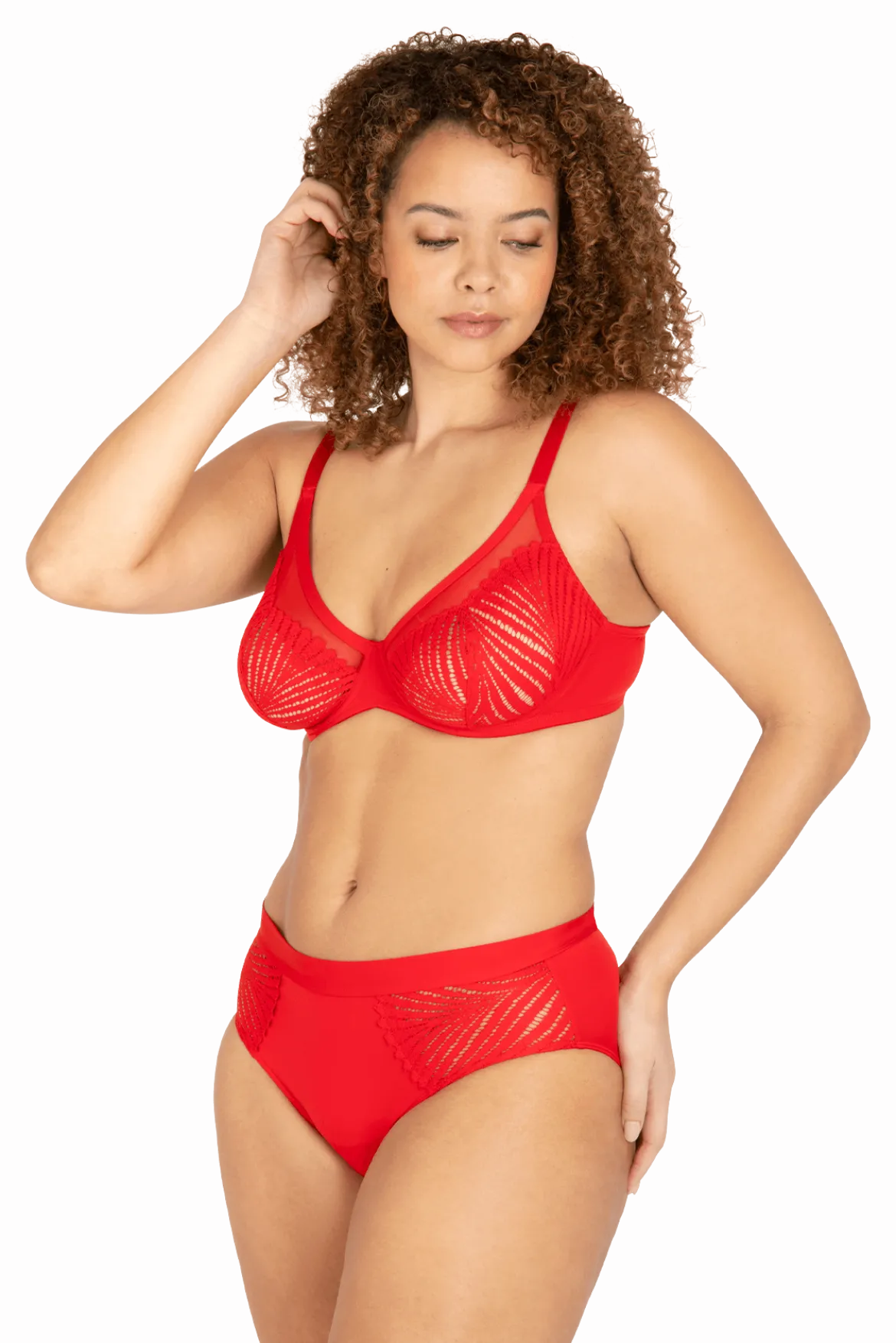 Soutien-gorge à armatures Muse - Rouge ardent