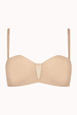 Soutien-gorge bandeau bretelles amovibles invisible Nuances - Nude