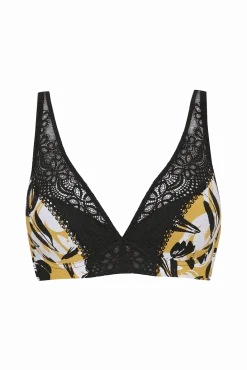 Soutien-gorge coques en dentelle et microfibre L'irrésistible - Esquisse