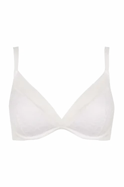 Soutien-gorge à coques Equinoxe - Blanc naturel