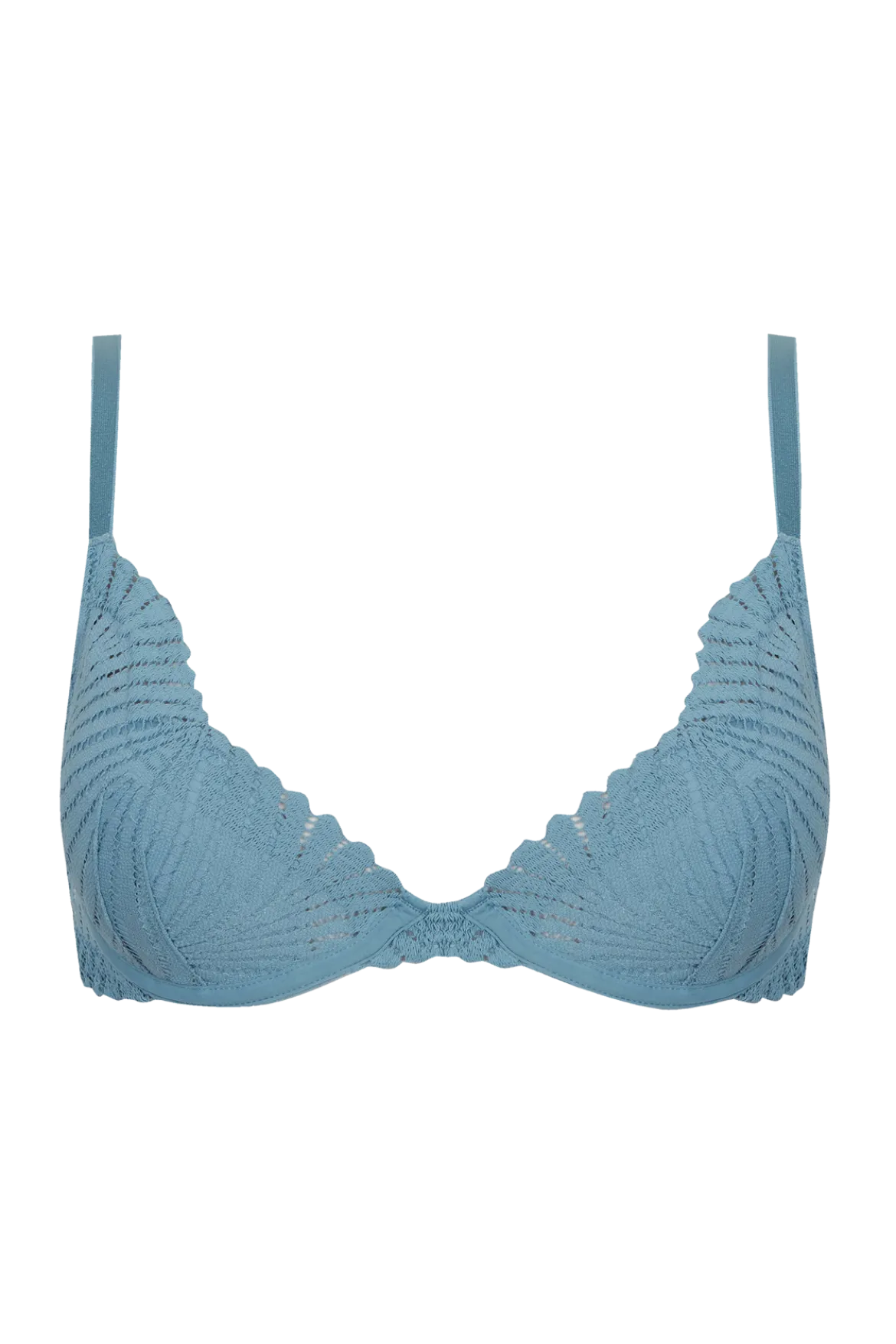 Soutien-gorge à coques Muse - Bleu perle