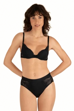Soutien-gorge à coques Muse - Noir