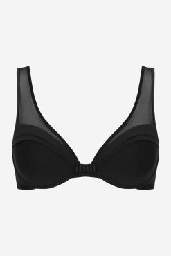 Soutien-gorge coques Tulle Design - Noir