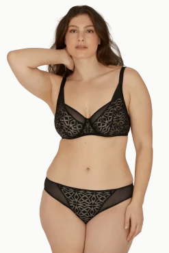Soutien-gorge corbeille à armatures Equinoxe - Noir