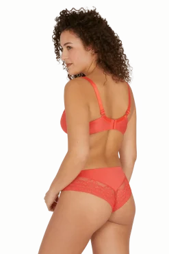 Soutien-gorge foulard à armatures L'irrésistible - Corail