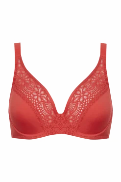 Soutien-gorge foulard à armatures L'irrésistible - Corail