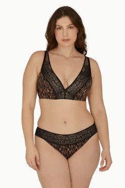 Soutien-gorge foulard à armatures L'irrésistible - Fauve