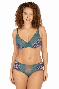 Soutien-gorge foulard à armatures L'irrésistible - Imprimé folk