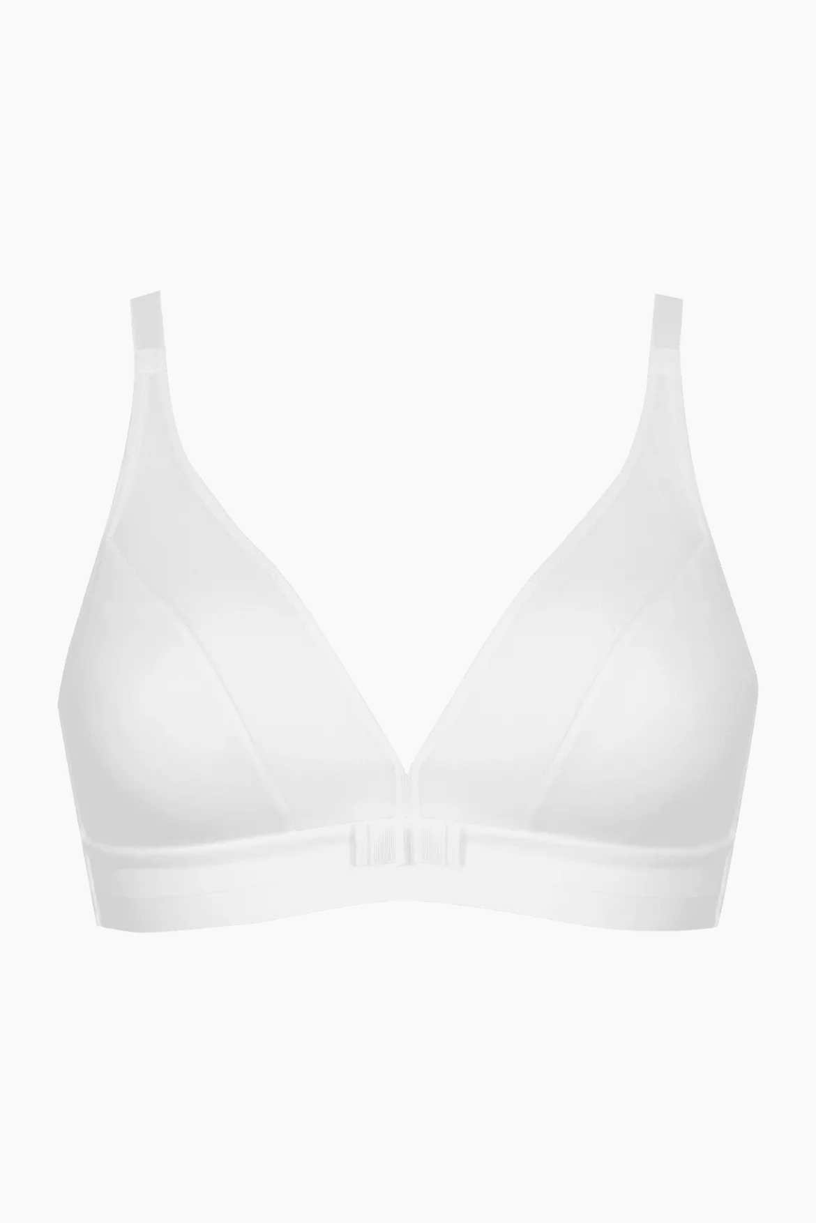 Soutien-gorge sans armatures Tulle Design - Blanc