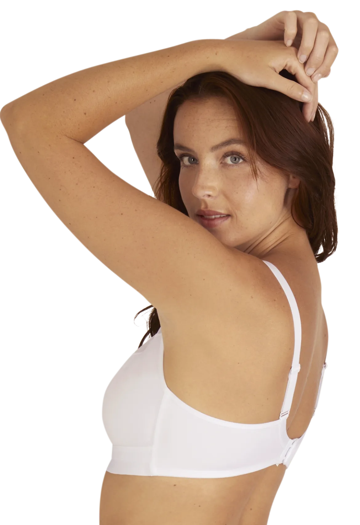 Soutien-gorge sans armatures Tulle Design - Blanc