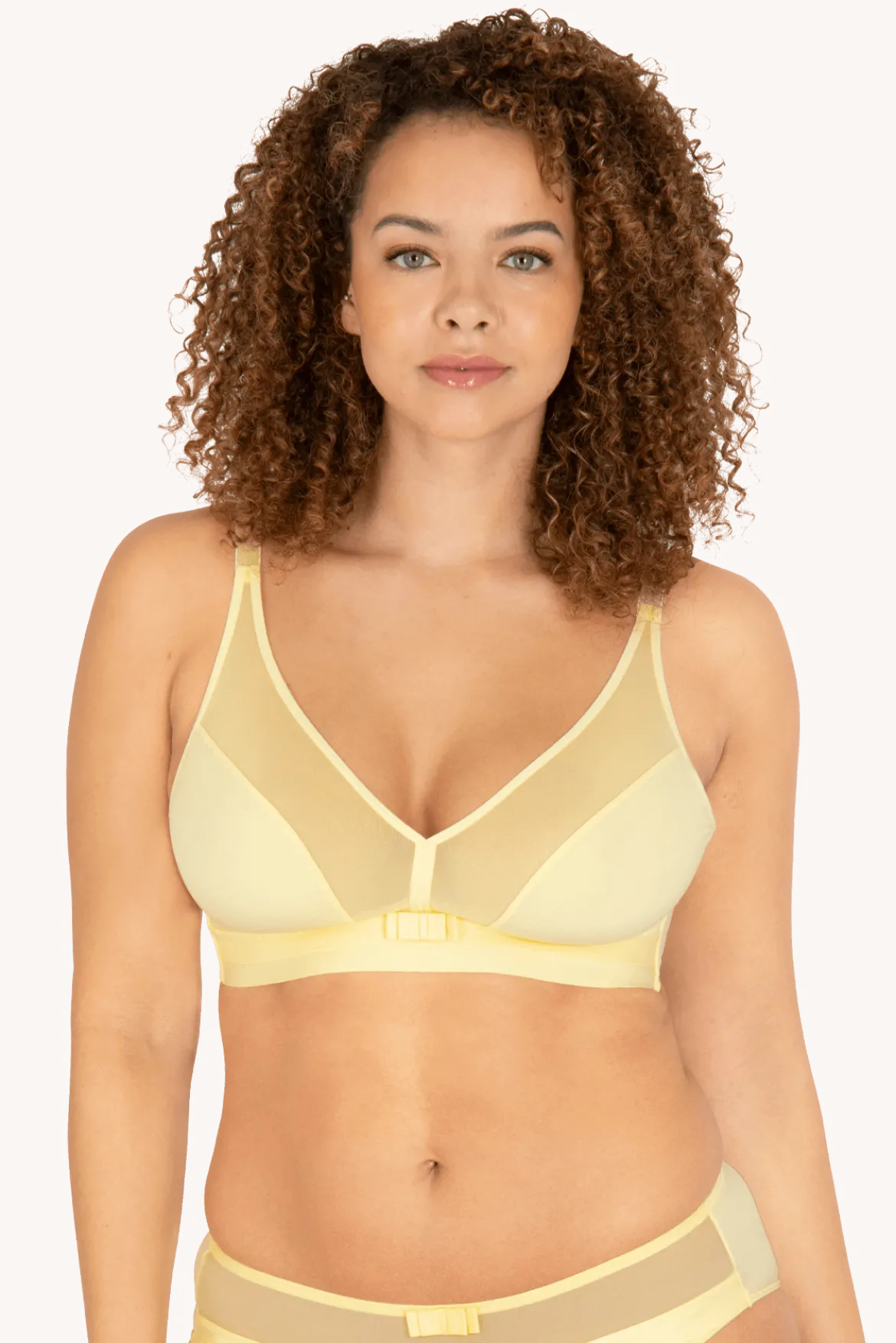 Soutien-gorge sans armatures Tulle Design - Limoncello